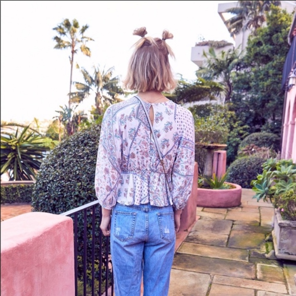 Blake print Gabriella front tie top - Picture 7 of 8